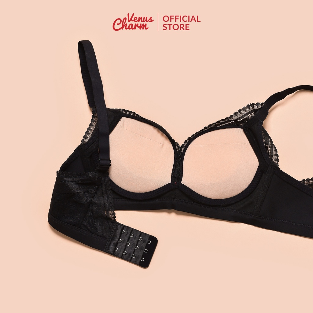 Áo ngực không gọng Venus Charm đệm dày nâng đẩy ngực tạo khe 9174