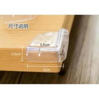 Set 4 bịt góc bàn Silicone loại vuông