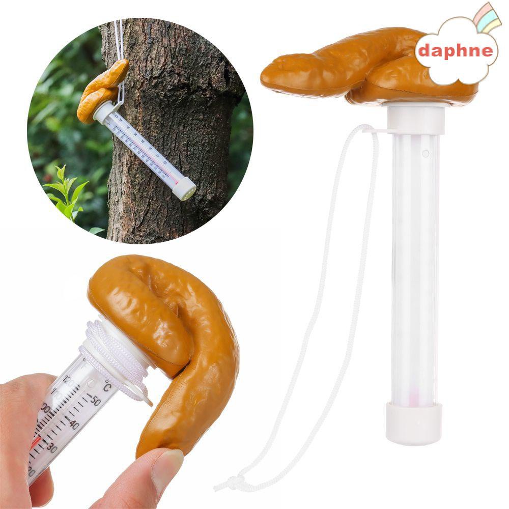 DAPHNE outdoor Sauna Digital Floating Thermometer Bath Water Floating Poop Prank Pool Water Thermometer Novelty Fake Prank Gift Poop Toys 100ML indoor Funny Swimming Pool