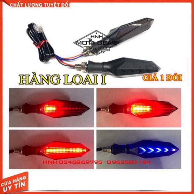 Xi Nhan Xe Máy Led L17 3 Dây Kiểu Spirit Beast