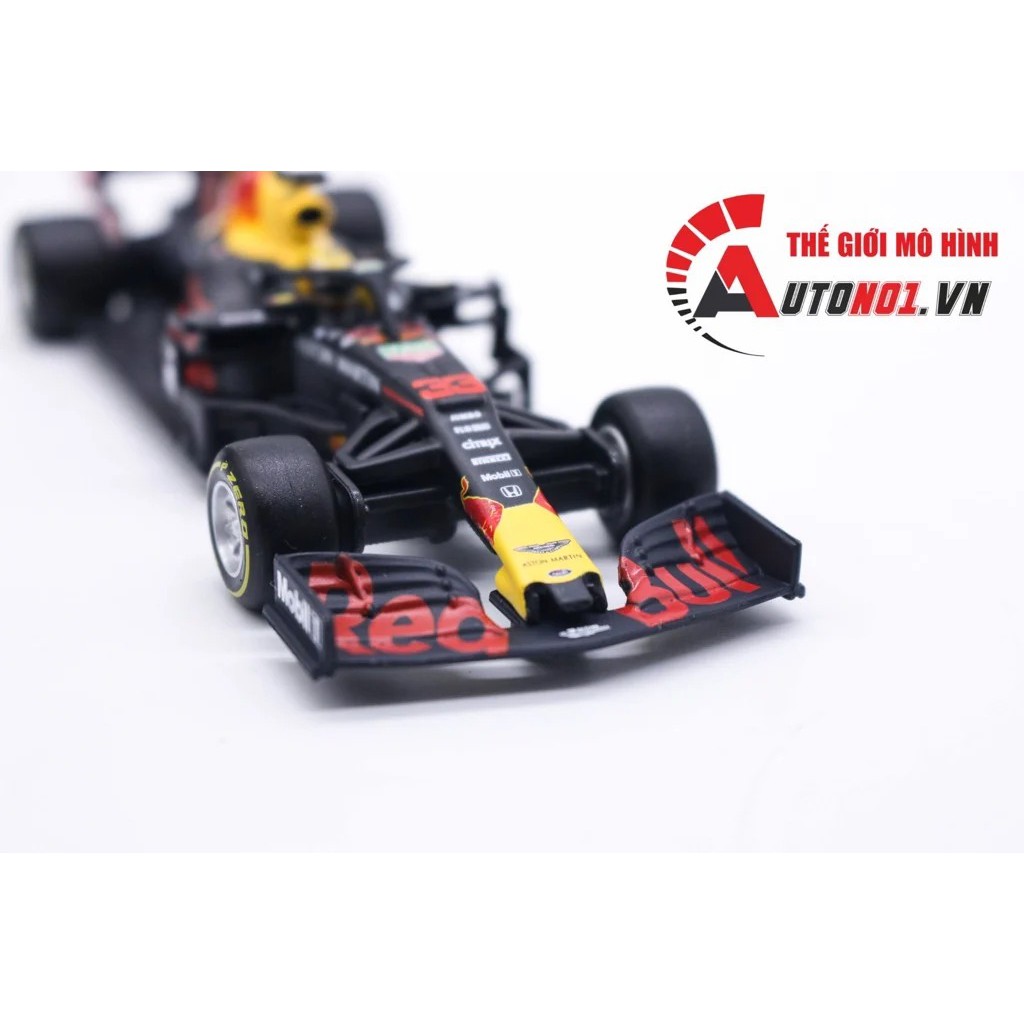 MÔ HÌNH XE F1 REDBULL RACING HEUER RB15 HỘP MICA 1:43 BBURAGO 7542