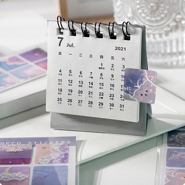 Miếng Dán PVC Màu Laser Lấp Lánh Họa Tiết Hoạt Hình Dễ Thương Chống Thấm Nước Trang Trí Nhật Ký