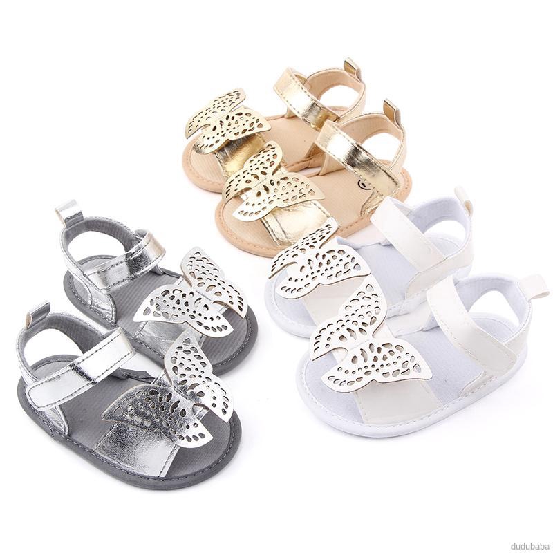 Giày sandal đế mềm chống trượt cho bé gái 0-12 tháng tuổi