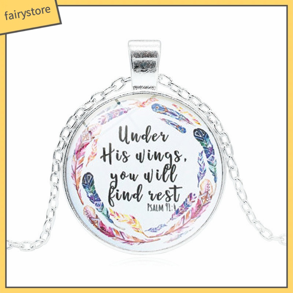 Dây Chuyền Mặt Thủy Tinh Họa Tiết Thời Trang Độc Đáo