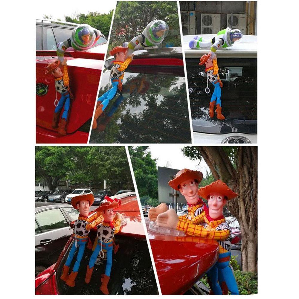 Búp Bê Nhồi Bông Mềm Mại Hình Buzz Lightyear Trang Trí Xe Hơi