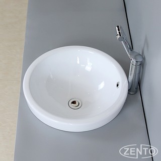Chậu lavabo dương vành Zento LV6042