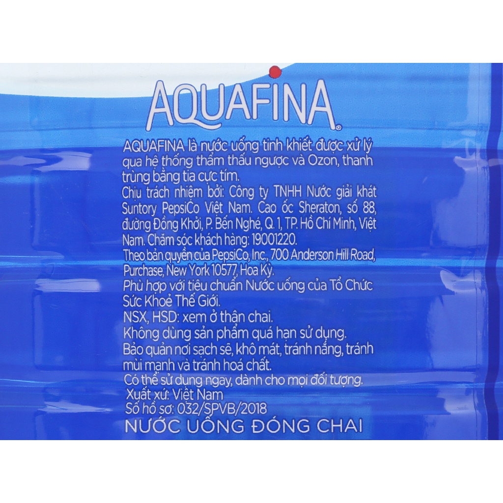 Nước tinh khiết Aquafina 5 lít