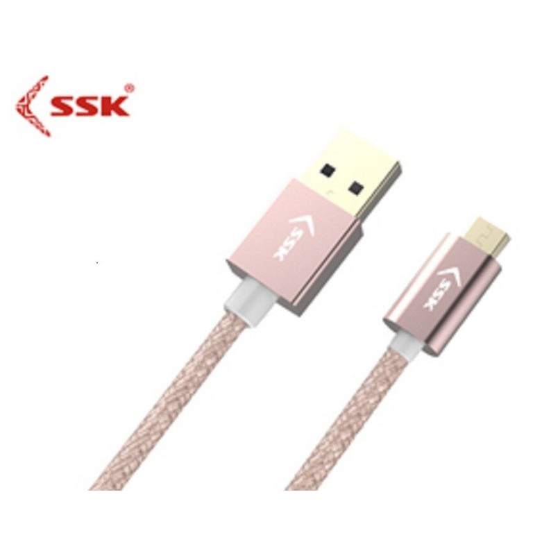 CÁp Usb -&gt; micro SSK 0.5m 1.5m SU2M002 , cáp sạc truyền dữ liêu cho điện thoại sạc nhanh SSk