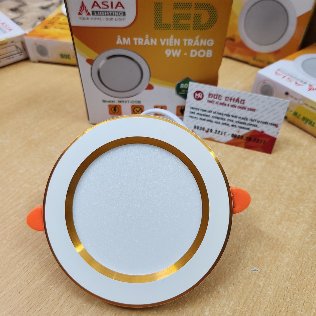 Âm trần  9w dob  thân nhôm chính hãng asia
