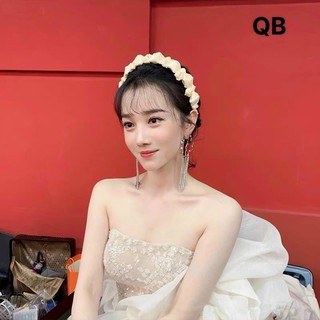 BỜM VẢI CÀI TÓC HOA HỒNG TIỂU THƯ