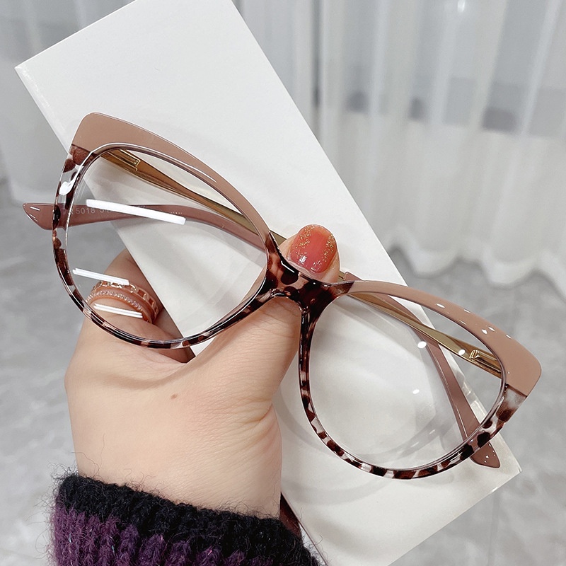 Kính Mát Mắt Mèo Chống Ánh Sáng Xanh Thời Trang Cho Nữ