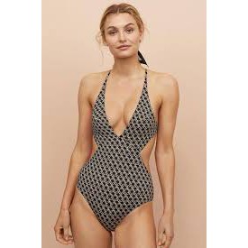 Bơi 1 Mảnh Cổ V Cut-out Hông &amp; Khoét Lưng Táo Bạo H&amp;M