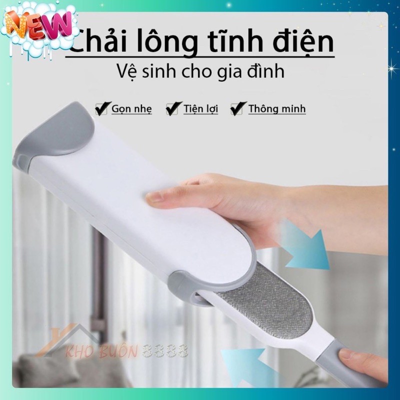 Cây lăn bụi tĩnh điệnCây Lăn LôngBàn Chải Đa Năng Dính Lông chó mèo, Quần áo,Thú cưng, Chăn Nệm, Ghế Salon