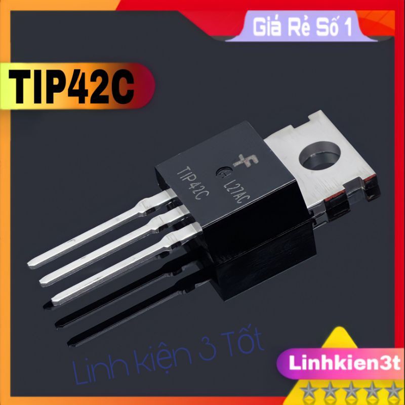 Transistor TIP42C TIP42 TO-220 PNP 6A 100v chính hãng