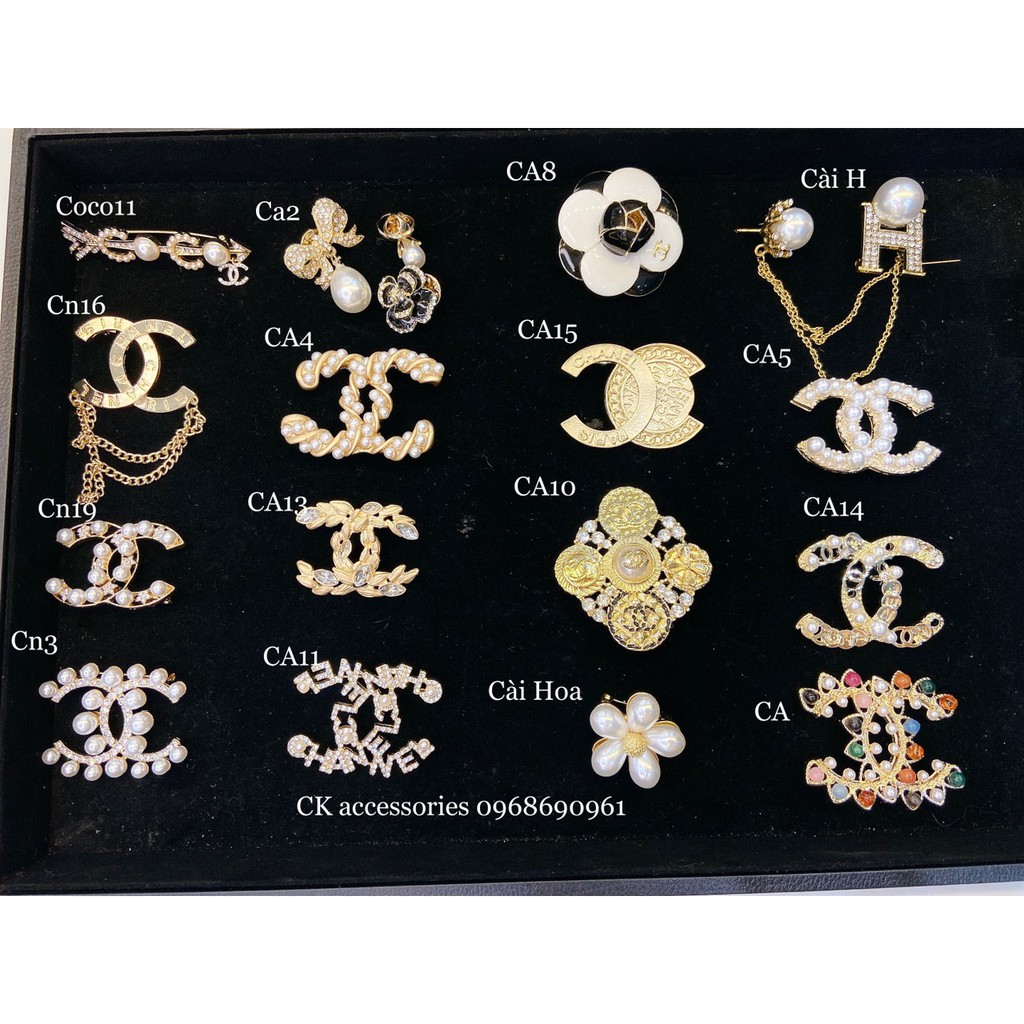 [Ảnh thật] Cài Áo Thương Hiệu Cao cấp có dập logo phía sau