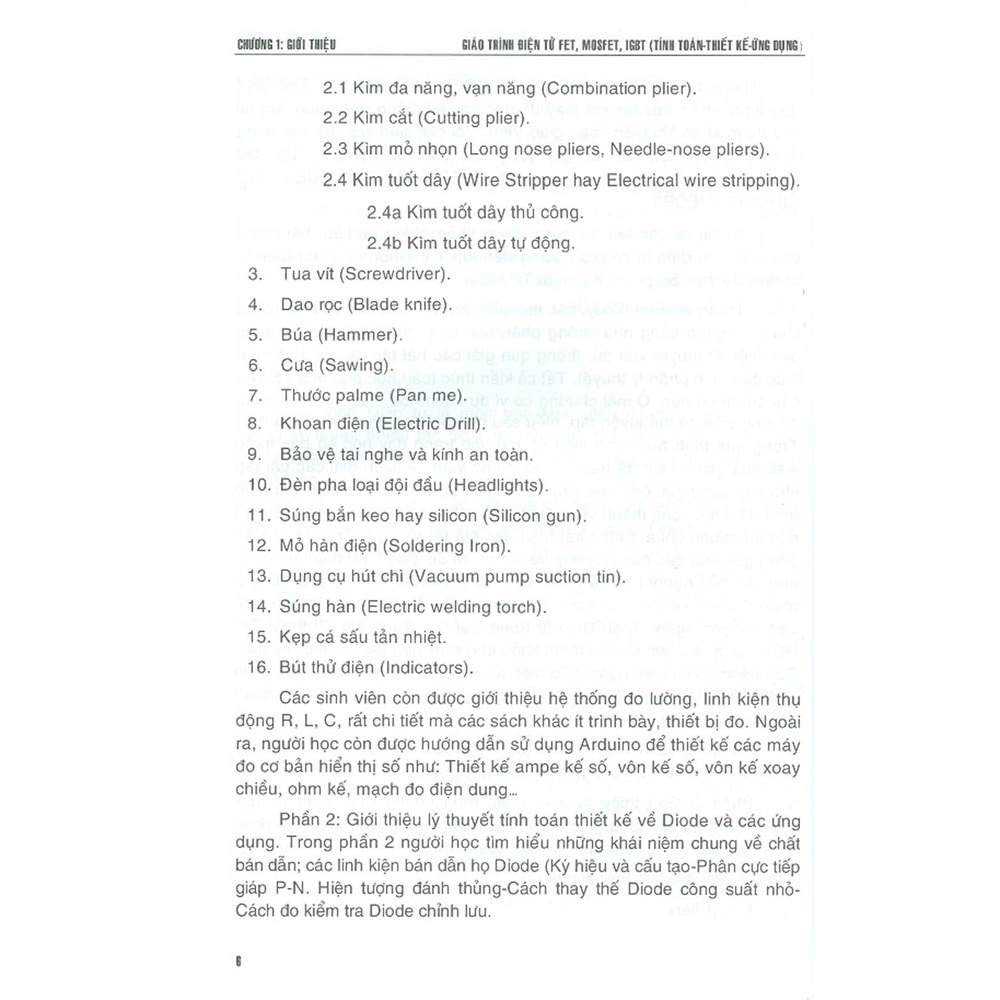 Sách - Giáo Trình Điện Tử FET, MOSFET, IGBT (Tính Toán - Thiết Kế - Ứng Dụng)