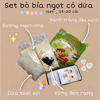 Combo 1 set bò bía có dừa