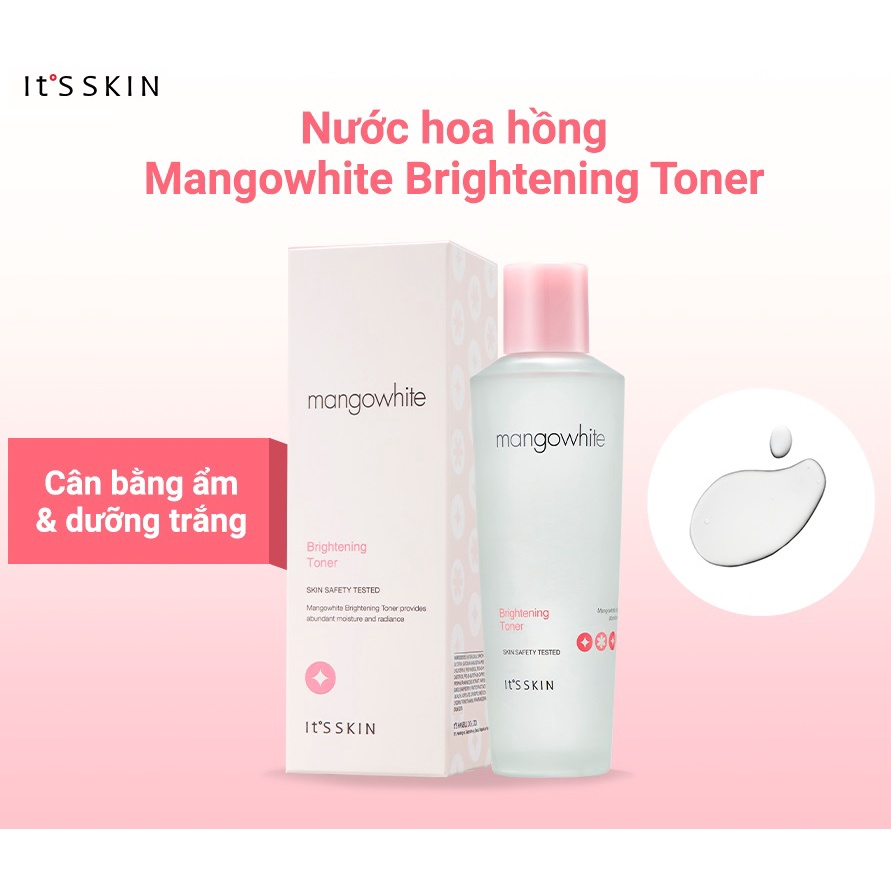 Nước Hoa Hồng It's Skin Mangowhite Brightening Toner 150ml
