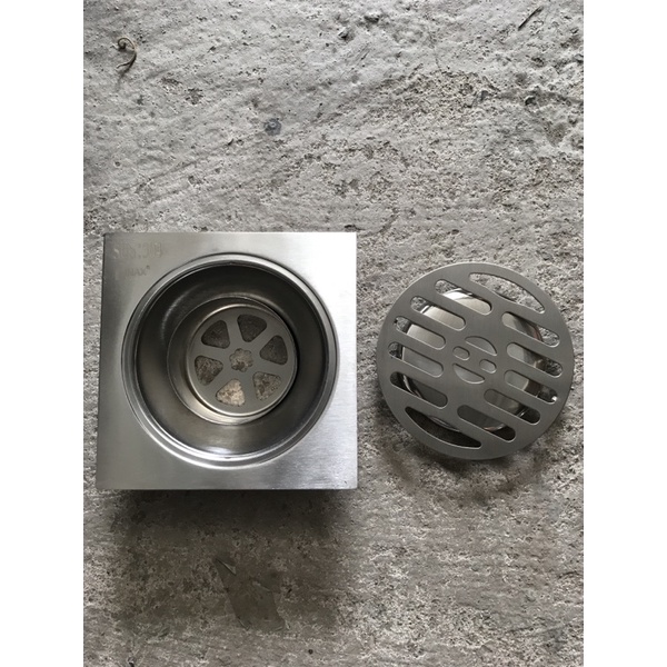 Phiểu thoát sàn Inox 304 đúc  phi 60 , 90