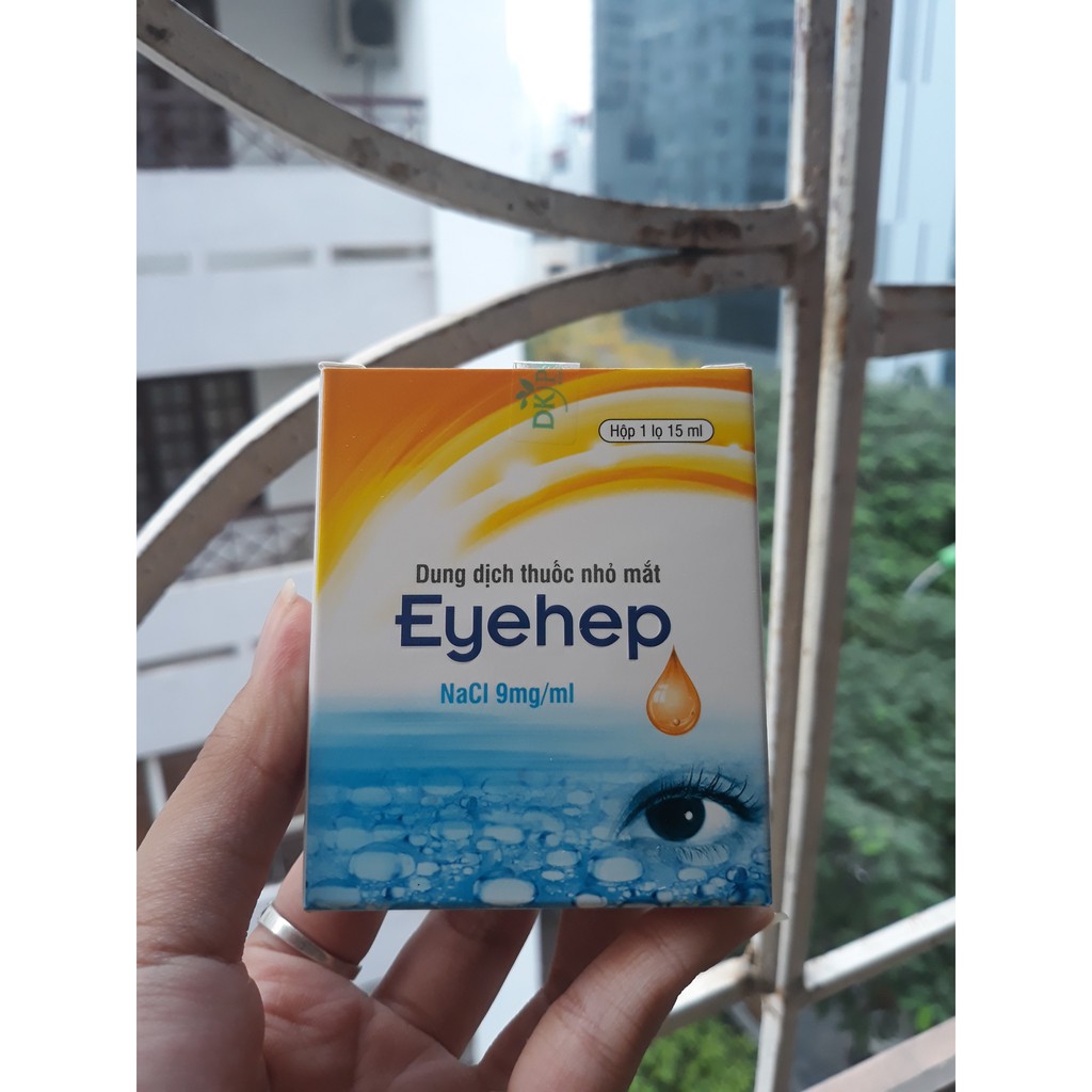 Dung dịch nước nhỏ mắt dưỡng mắt EYEHEP giúp giảm khô mắt, các bệnh lý về mắt