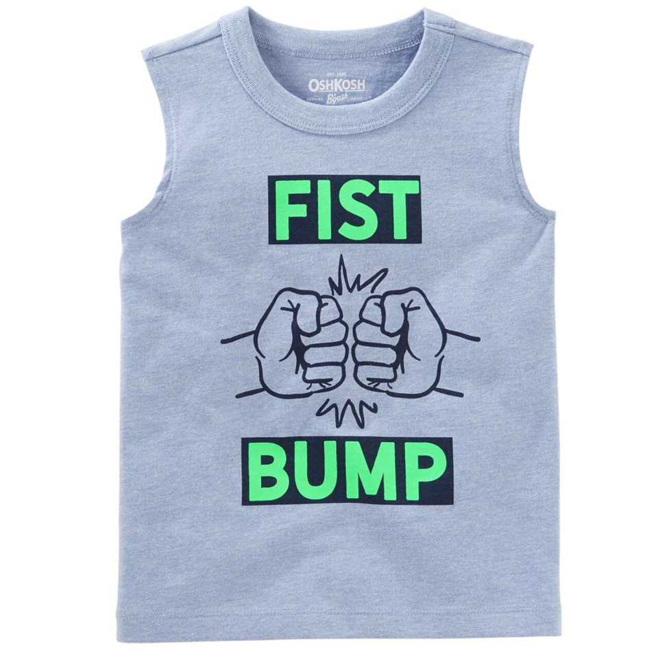 Áo thun sát nách Oshkosh cho bé trai 6m-14T AT160K