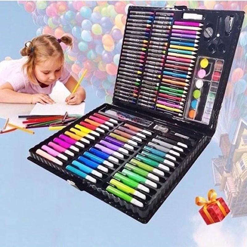 Hộp bút màu 150 chi tiết cho bé