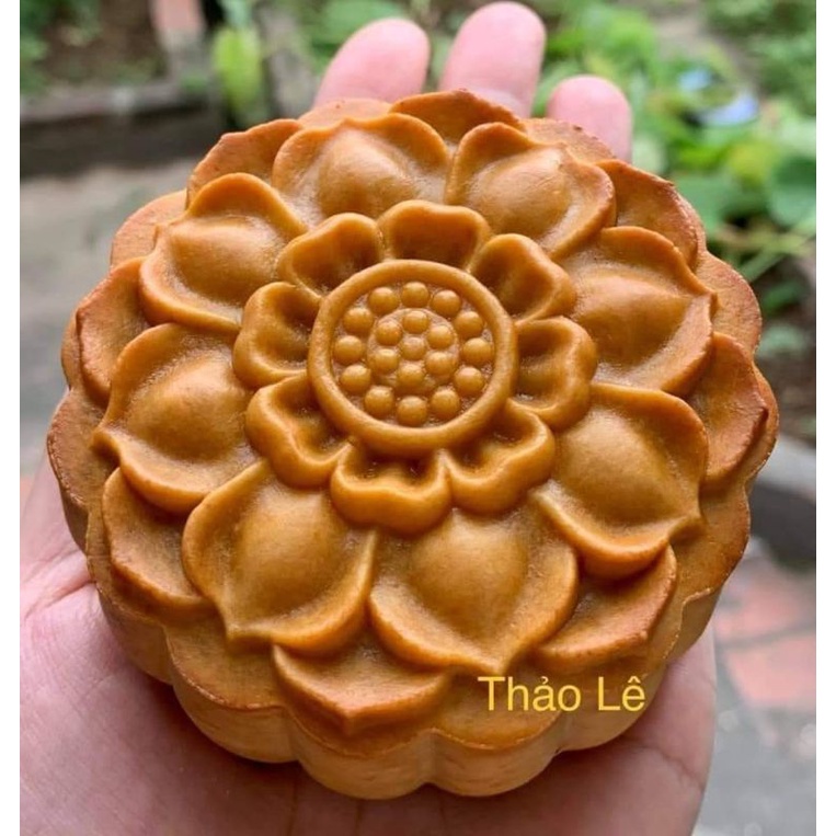 Khuôn trung thu Teflon hoa M5
