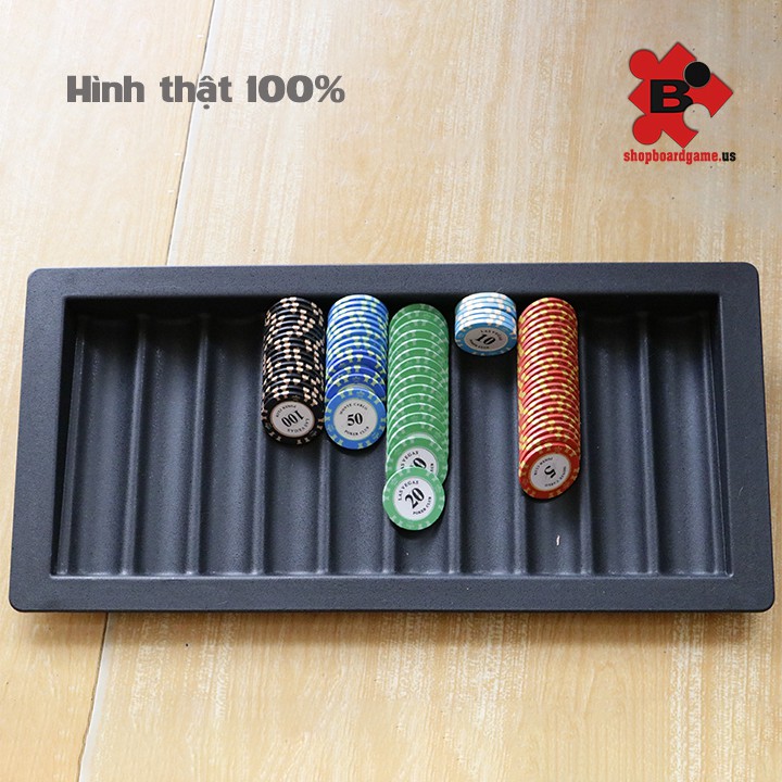 Khay đựng phỉnh  10 ngăn chuyên dụng dành cho casino