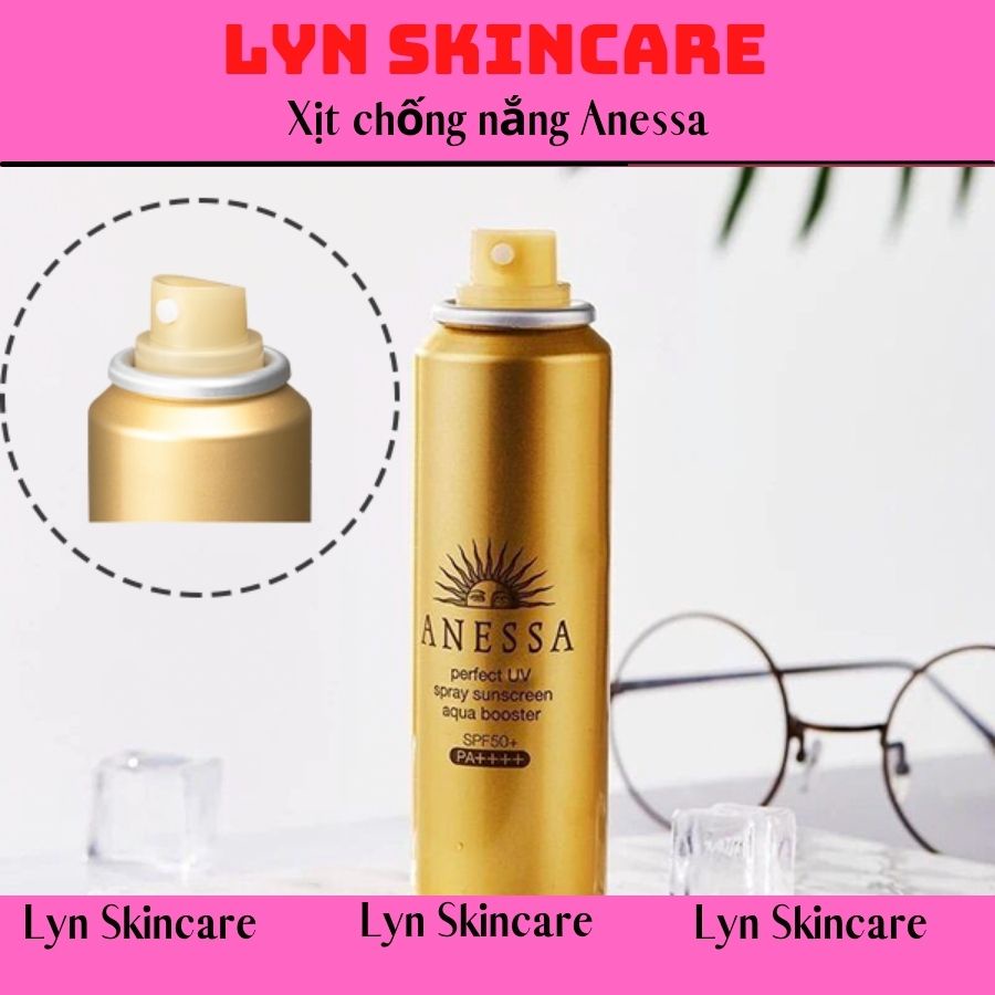 ( New !!! ) Xịt Chống Nắng Bảo Vệ Da Hoàn Hảo Anessa Perfect UV Sunscreen Skincare Spray A SPF50+/PA++++ 60g