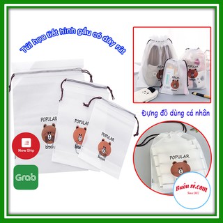 Túi gấu dây rút đựng đồ cá nhân nhỏ gọn tiện dụng 01110/01112/01113