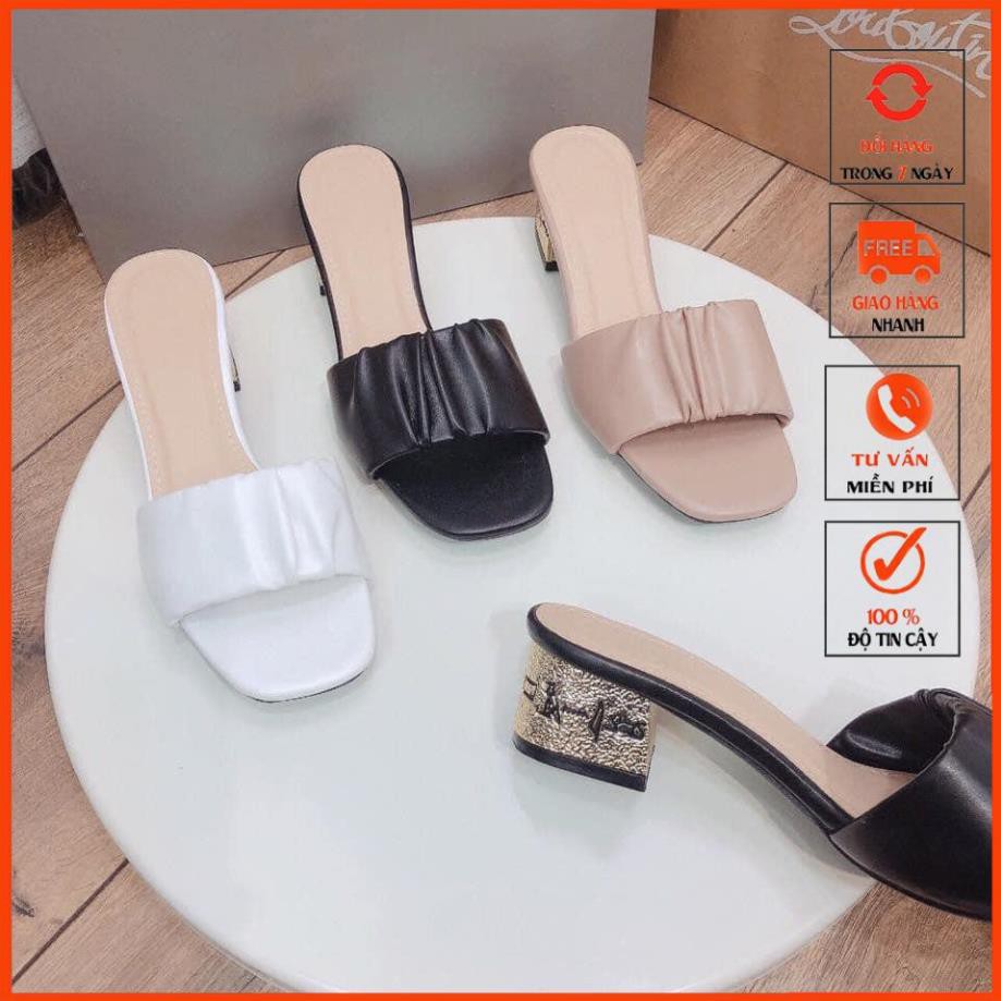 FREESHIP- Dép lê nhún bèo 5p gót la mã