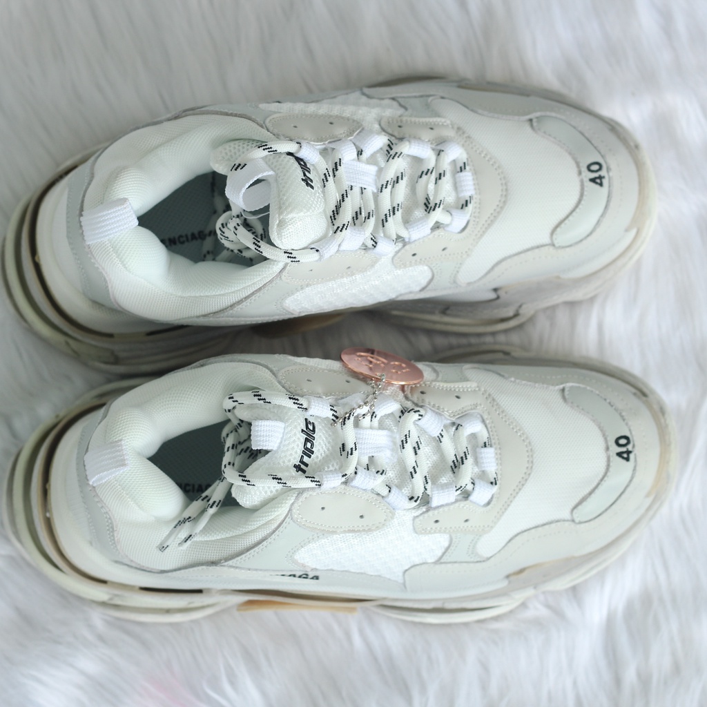 Giày Thể Thao Balenciaga trip s & GIÀY THỂ THAO SNEAKER NAM NỮ MÀU full trắng