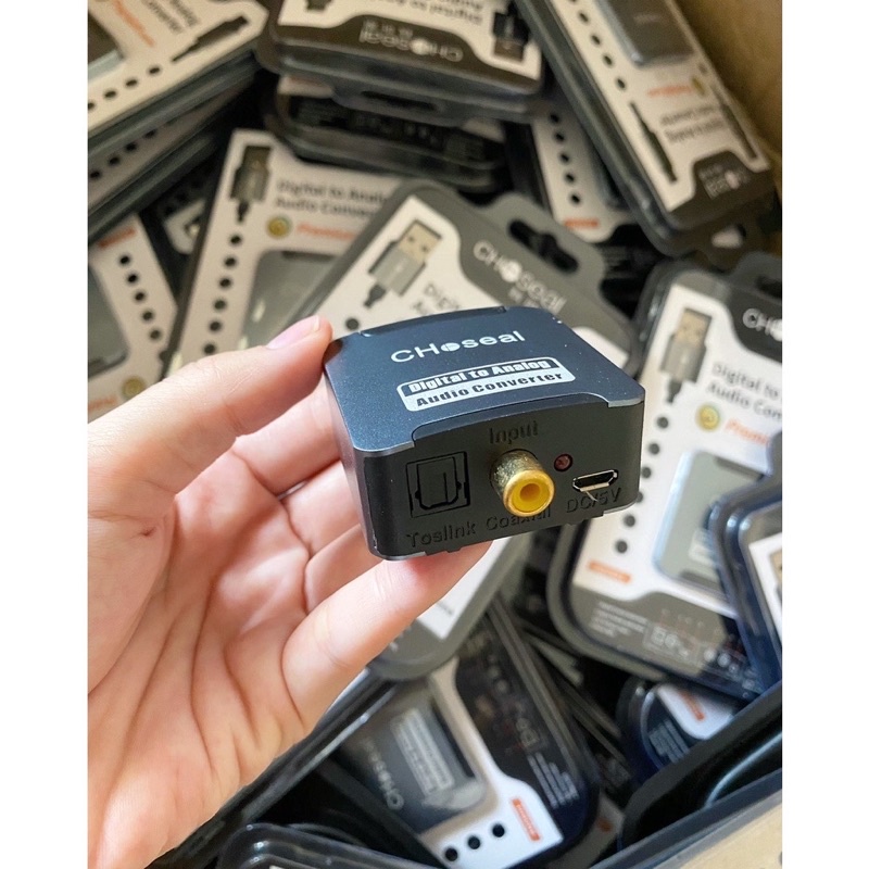 Bộ chuyển âm thanh quang Optical sang AV hãng Choseal Bản cao cấp