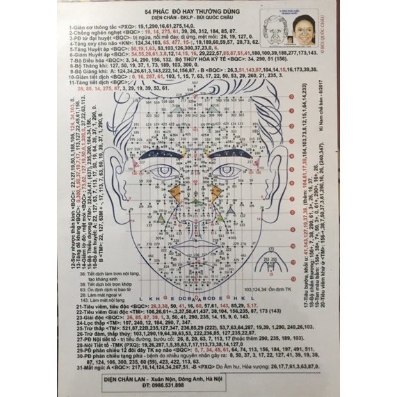 Diện Chẩn- 54 PHÁC ĐỒ THƯỜNG DÙNG
