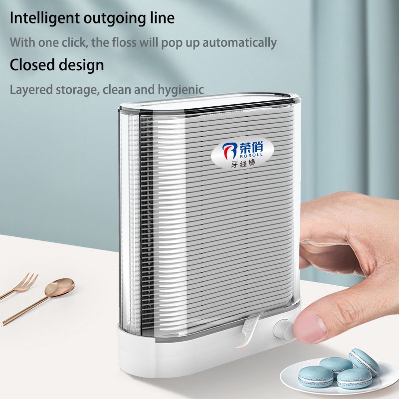 Hộp 10 / 88 / 108 Tăm Chỉ Nha Khoa Làm Sạch Răng Miệng Sử Dụng Một Lần