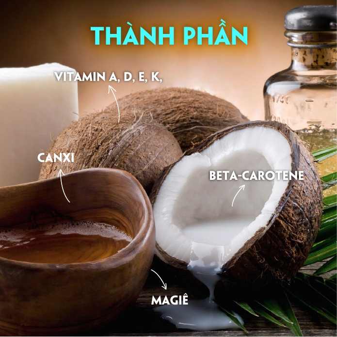 Dầu Dừa 24Care Nguyên Chất - Dưỡng tóc, giảm mụn, giảm tình trạng rạn da, tẩy trang - Dung tích 60ml