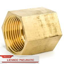 Nối đồng thau ren trong 2 đầu khí nén chịu áp lực cao/ măng sông đồng/ nối chuyển ren trong