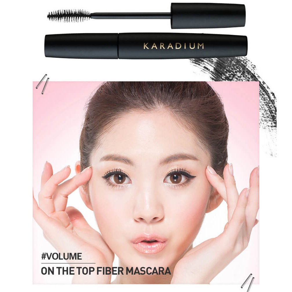 [Chuẩn Auth] Mascara Làm Dày Và Cong Mi Karadium On The Top Fiber Mascara (Đen)