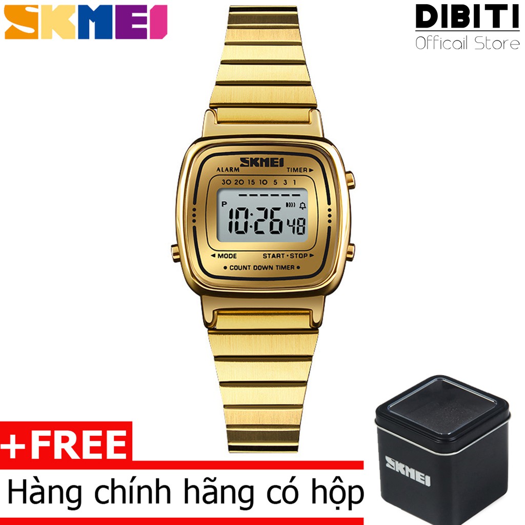 (CHÍNH HÃNG) Đồng Hồ Nữ mặt số điện tử Skmei DO53 Dual time Digital Watch | BigBuy360 - bigbuy360.vn