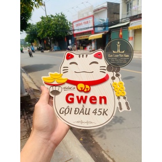 Bảng gỗ mini - bảng treo shop - Bảng Gỗ Decor - Bảng Gỗ - Decor