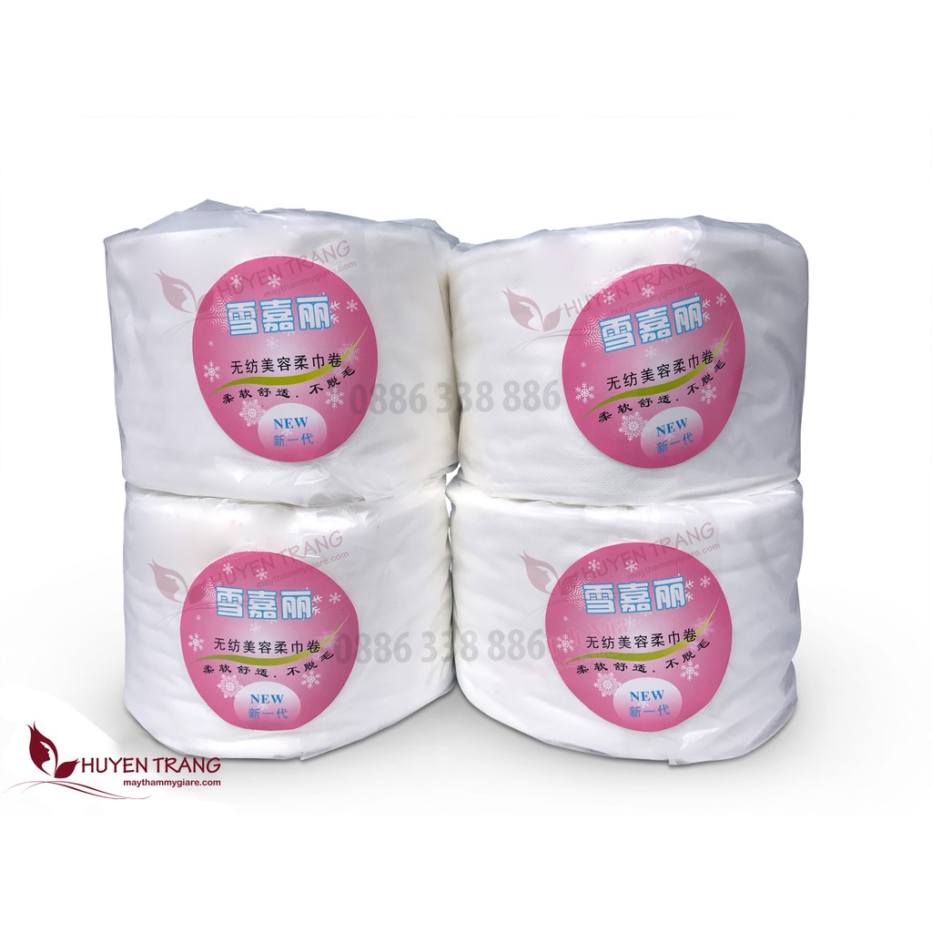 Cuộn Giấy Rửa Mặt Tẩy Trang Chuyên Dùng Trong Spa Thẩm Mỹ Viện Huyền Trang NANOCEE