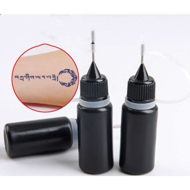 Mực xăm tạm thời chống nước lâu phai màu 10ml