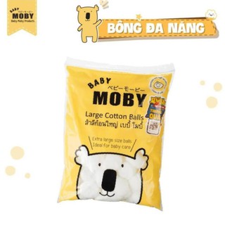 Combo 2 hộp miếng thấm sữa moby thoáng khí + 1 bông đa năng 100gr t1122 teppi1122