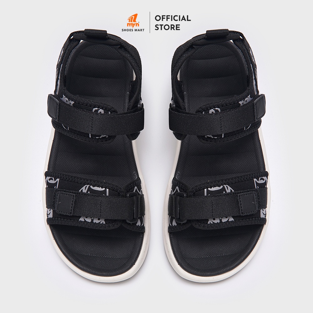 Sandal ZX Unisex 2726 Raccoon Black xăng đan 2 quai đế Phylon 3 lớp