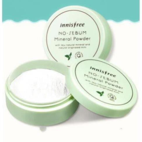 Phấn phủ bột Innisfree No Sebum/ Moisture/ Mentos Mineral Powder 5gr