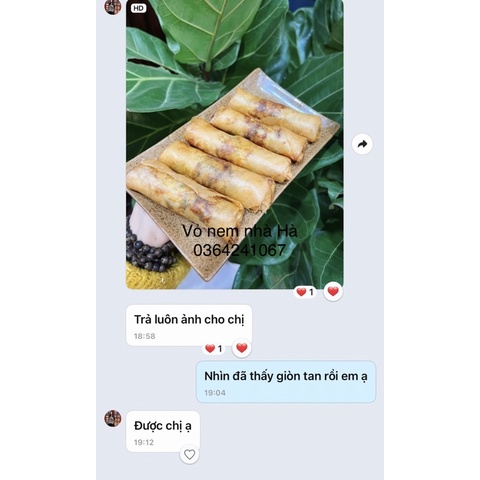 VỎ BÒ BÍA ĐẬU XANH ĐỒNG KHÁNH sz 16 gói 30 lá