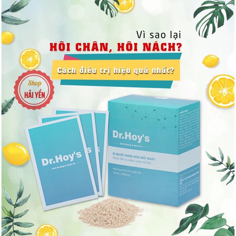 DR.HOY'S KHỬ HÔI NÁCH - HÔI CHÂN - KHỬ MÙI CƠ THỂ BẰNG Y HỌC CỔ TRUYỀN