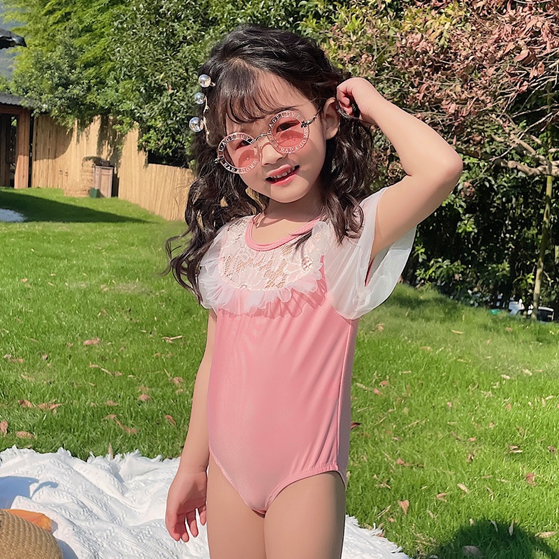 Bộ Đồ Bơi Một Mảnh Kiểu Công Chúa Dễ Thương Cho Bé Gái Từ 1-4 Tuổi