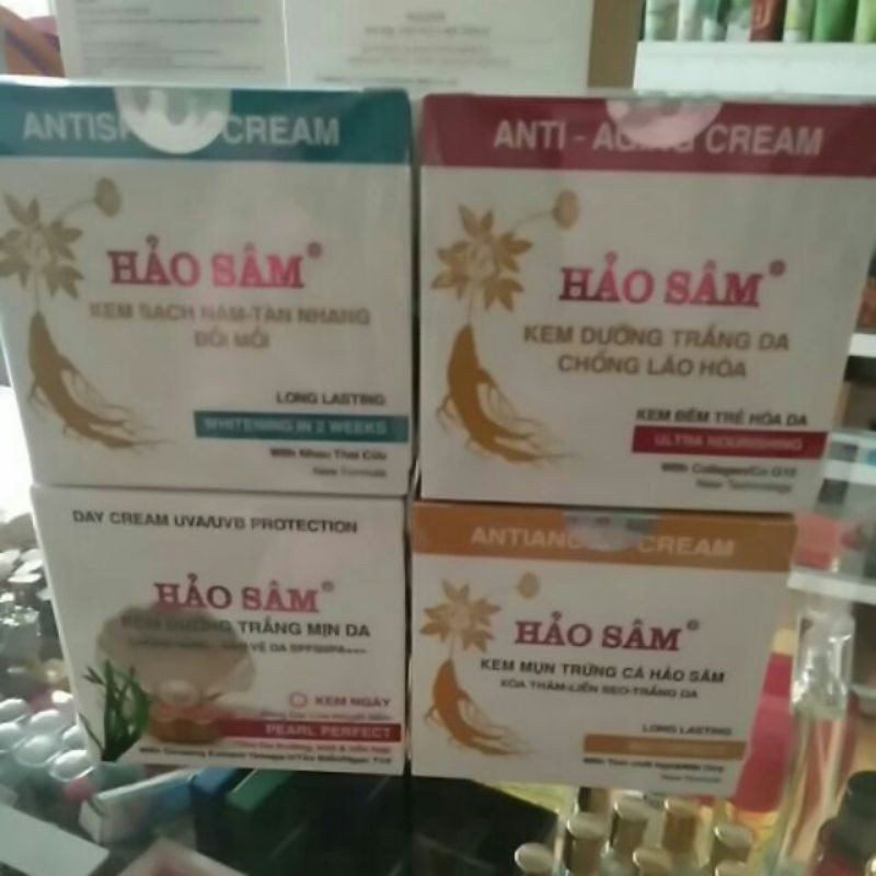 Kem Hảo sâm trắng mịn da chống nắng