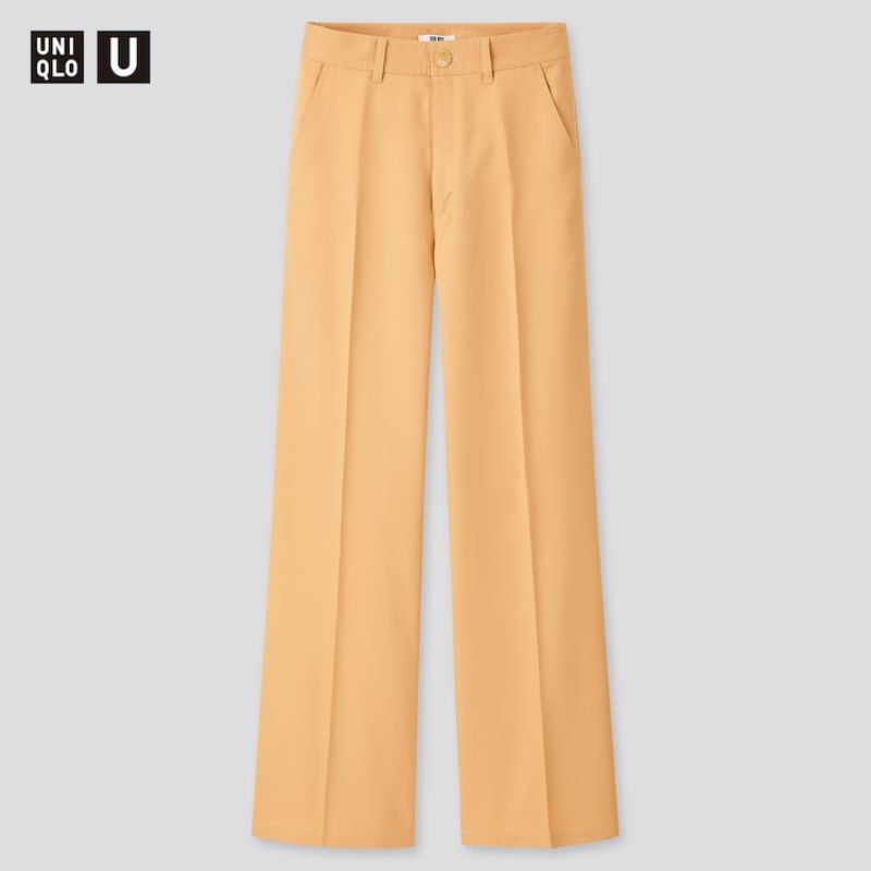 Quần kaki nữ ống đứng dòng thời trang, năng động dòng U của UNIQLO - Nhật Bản